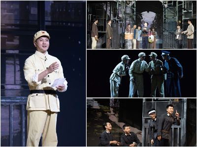 学院举行原创大师剧《忠诚的道路》第二轮公演